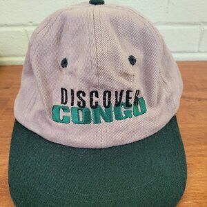 Vintage 1995 Hat Discover Congo Movie Hat Nothing Else is a Pepsi Cap Promo ET